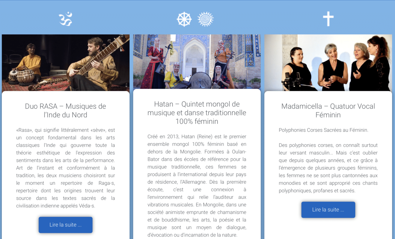 Sacrées Journées 2021 - Ste Aurelie